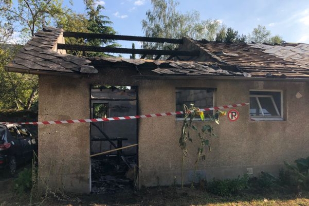 Incendie criminel à l'abbaye de Ligugé