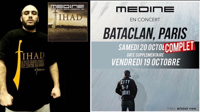 Polémique autour de la programmation du rappeur Médine au Bataclan