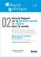 IIe Rapport sur la doctrine sociale de l'Eglise dans le monde