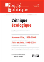 L'éthique écologique