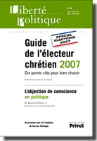 LE GUIDE DE L'ELECTEUR CHRETIEN 2007