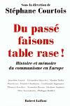 Du passé faisons table rase