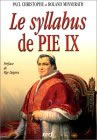 Le Syllabus de Pie IX