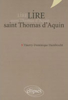 Lire saint Thomas d'Aquin