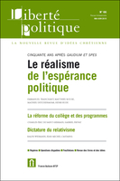 Cinquante après Gaudium et Spes, le réalisme de l’espérance politique