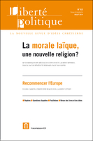 La morale laïque, une nouvelle religion ?