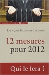 12 mesures pour 2012