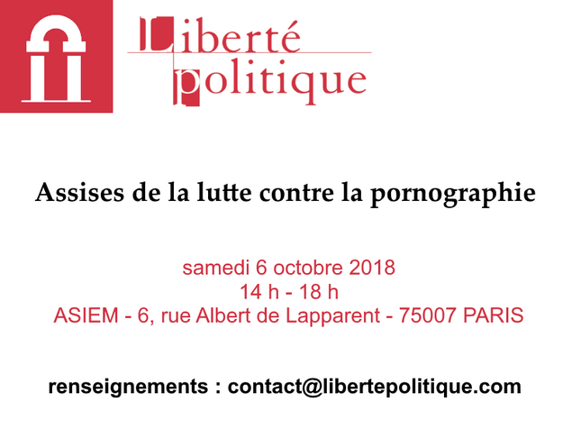 Assises de la lutte contre la pornographie